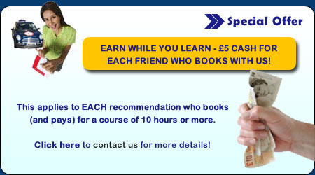 Earn while you learn - &pound;5 cash for each friend who books with us!